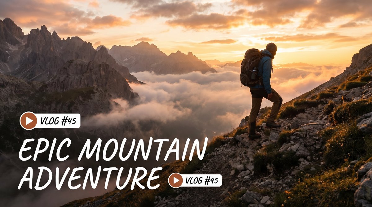 户外探险Vlog视频